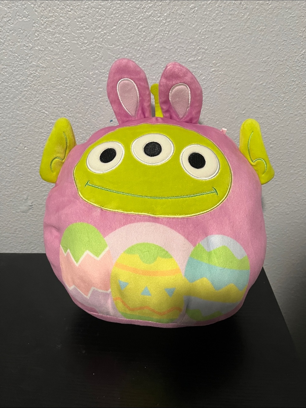 Squishmallows Pink and Lime Green Easter Alien Plush